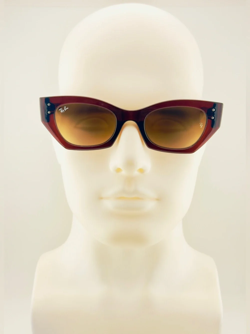 Ray-Ban Zena Bio Based Sunglasses RB4430 Polished Rusty Brown Frame Brown Lenses - Picture 3 of 15